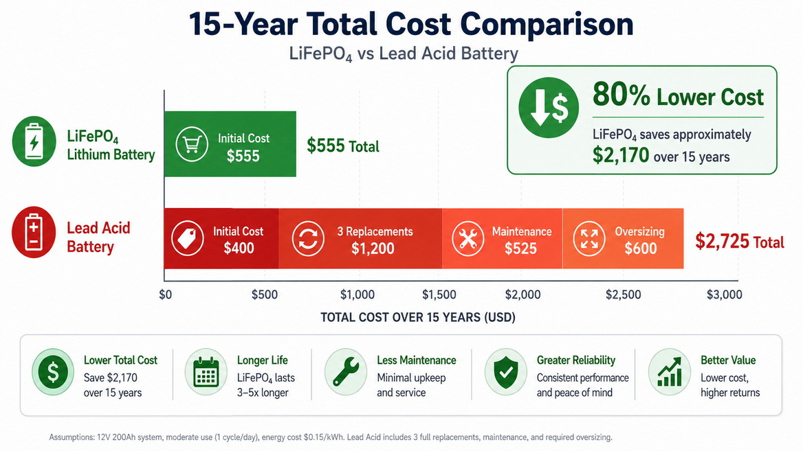 Total Cost of Ownership Analysis 15 Year Projection