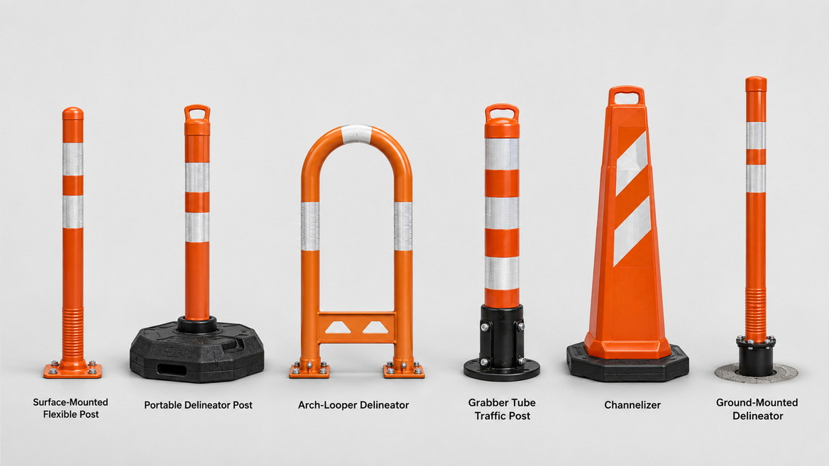 Types Of Traffic Delineator Posts