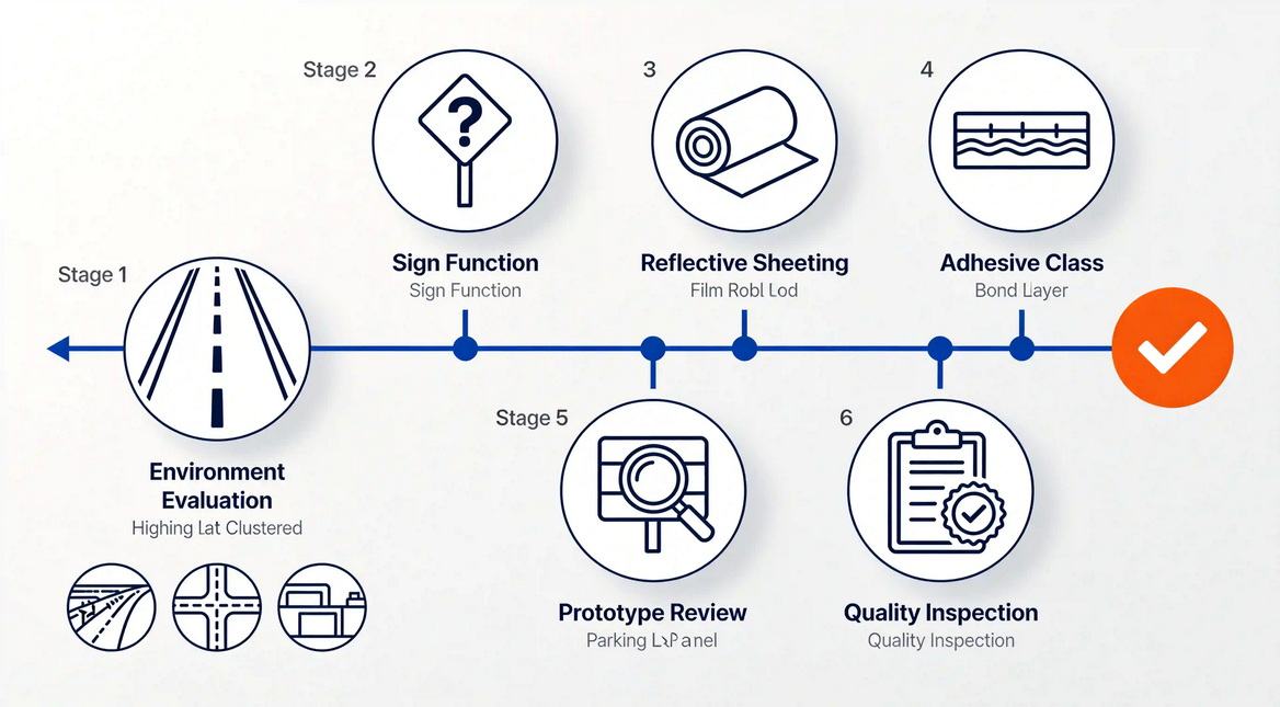 Traffic Sign Sheeting Selection Process