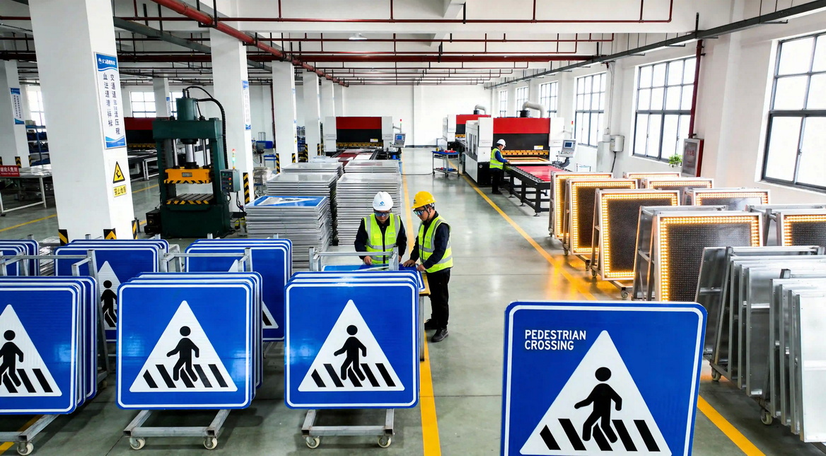 Crosswalk Sign Manufacturing In China