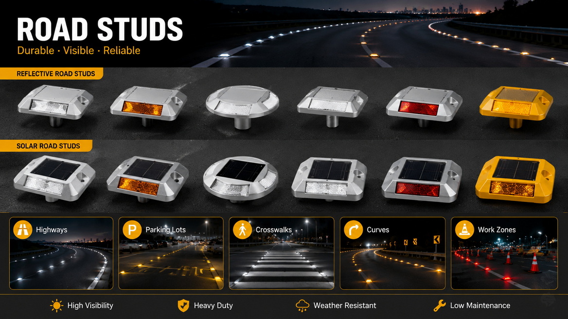 Road Stud Types Overview