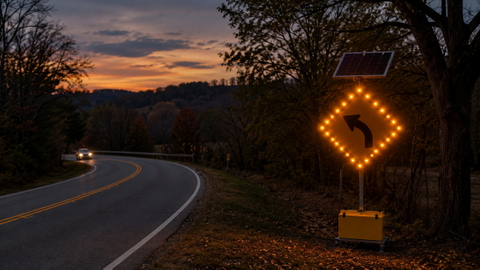 Standalone Solar LED Traffic Sign In Rural Area.jpg