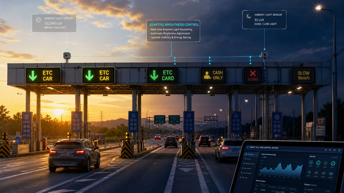 Smart Toll Station Signage
