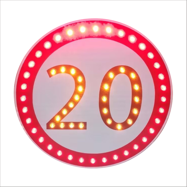Solar Powered Led Speed Limited Sign