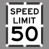 Solar Powered Led Speed Limit Sign