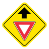 Diamond Shaped Road Traffic Safety Sign