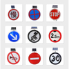 Solar Powered Road Traffic Sign