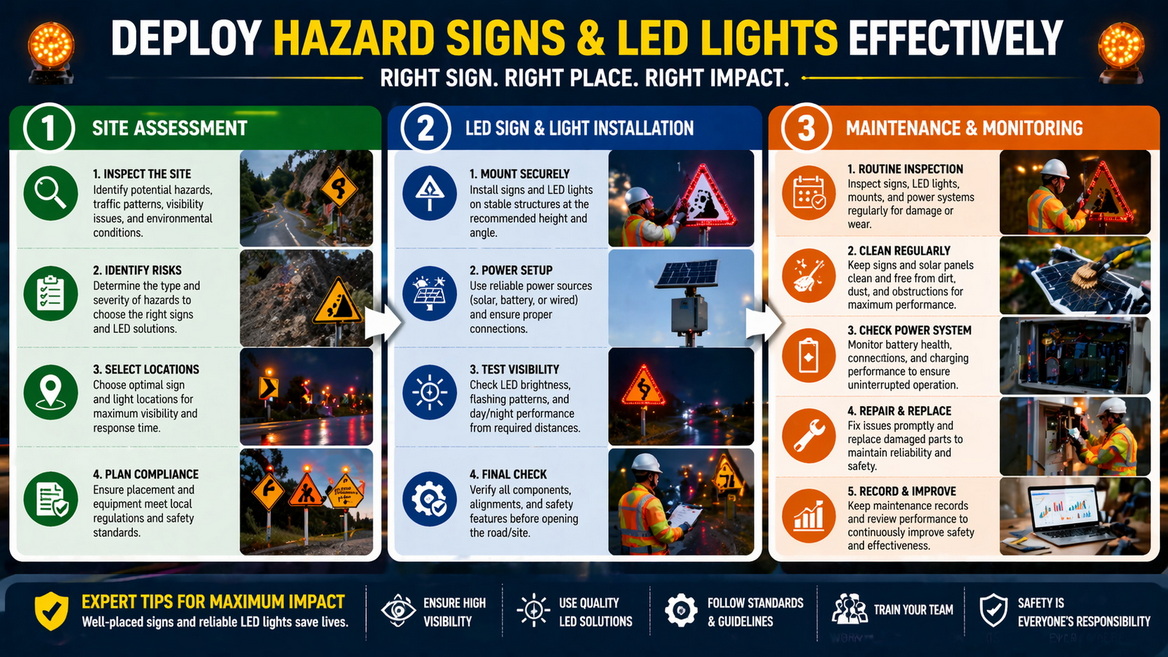 Implementation Steps Infographic