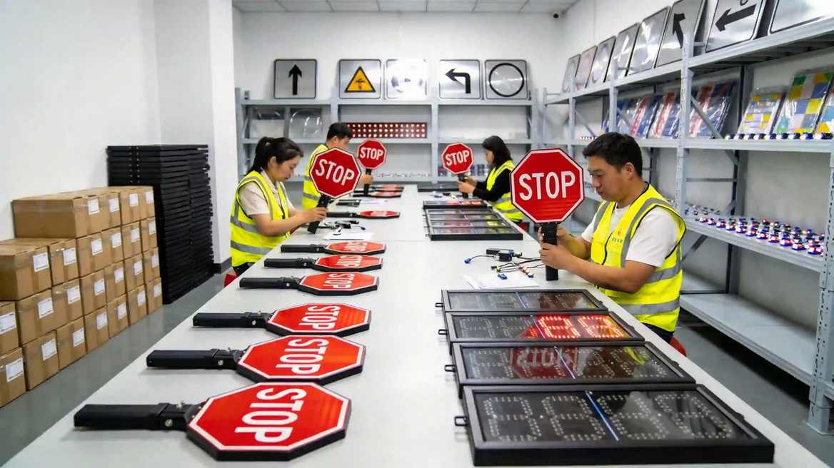 OEM Traffic Sign Assembly Workshop