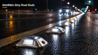 //inrorwxhlmlnlj5p.ldycdn.com/cloud/ppBpnKnklrSRqljpqippkp/Highway-Aluminum-Road-Studs-At-Night.jpg
