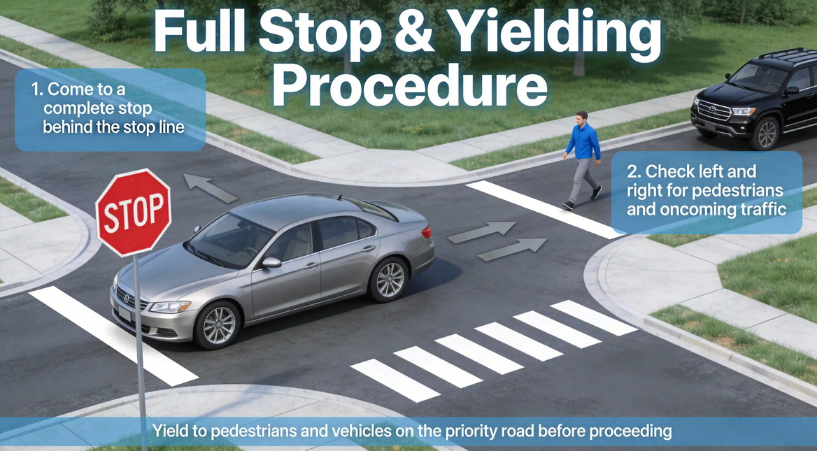 Correct Stop At Intersection