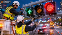 //inrorwxhlmlnlj5p.ldycdn.com/cloud/ppBpnKnklrSRqlmlmrlpkp/LED-Traffic-Signal-Installation-On-Mast-Arm.jpg