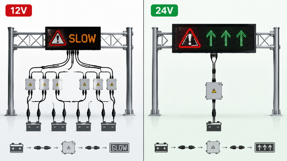 12V And 24V Sign System Comparison