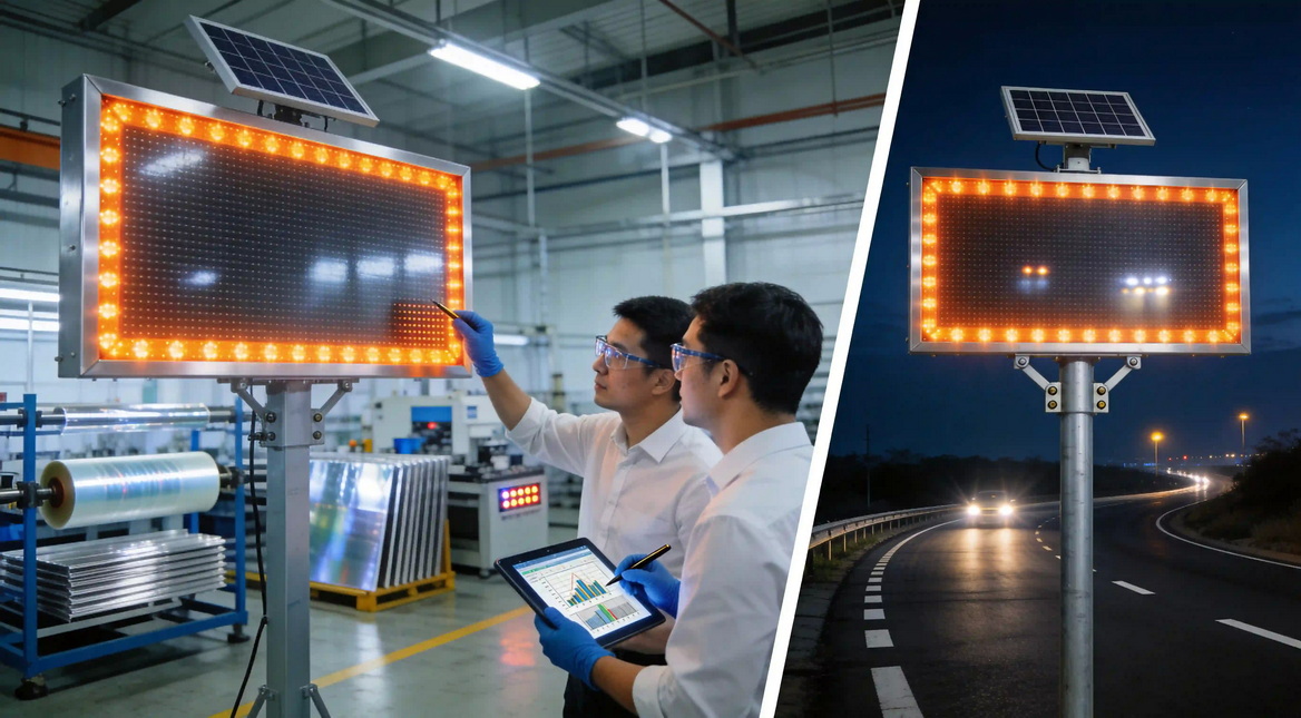 LED Traffic Sign Manufacturing Application