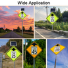 Solar Powered Led Speed Limit Sign