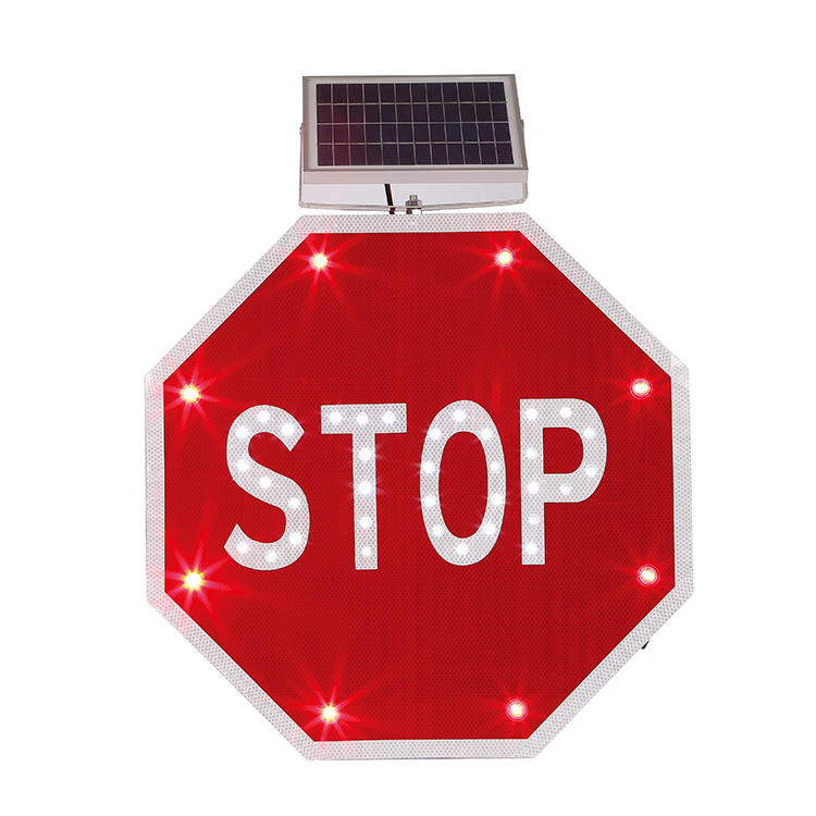 Led Stop Warning Traffic Sign