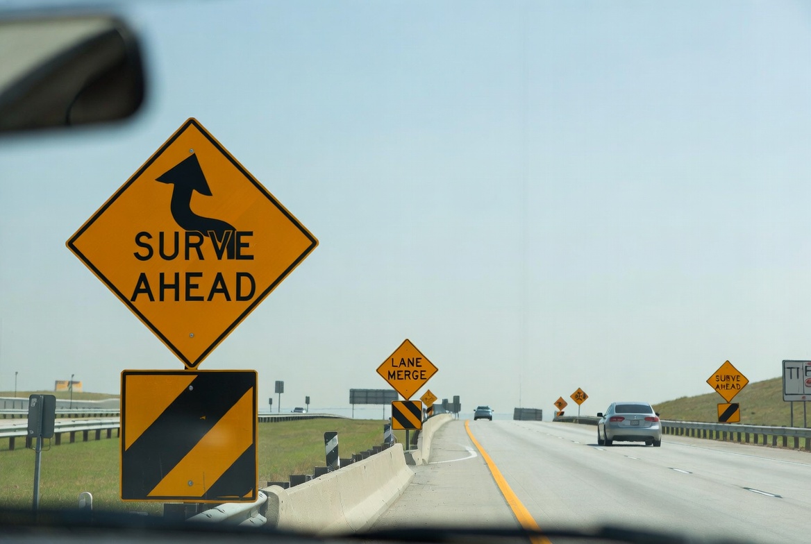 Diamond Warning Signs In Action
