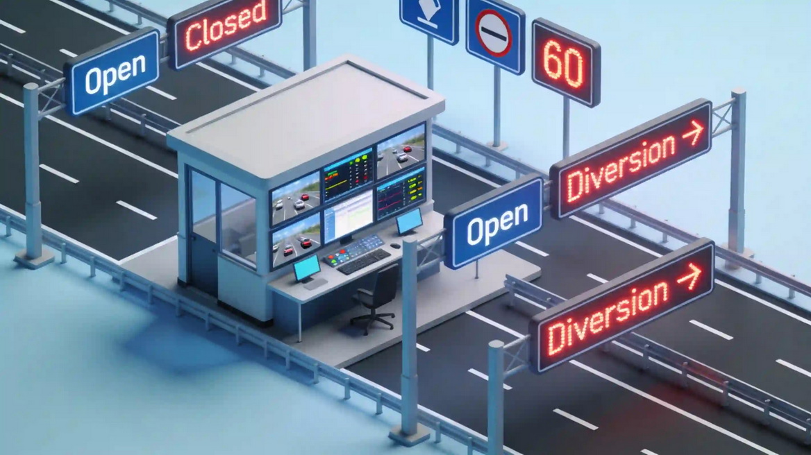 Smart LED Traffic Sign System