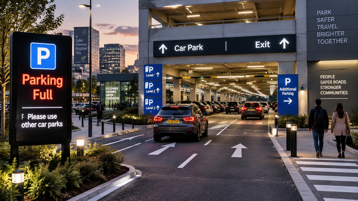 LED Parking Guidance System