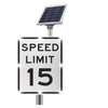 Solar Powered Led Speed Limit Sign