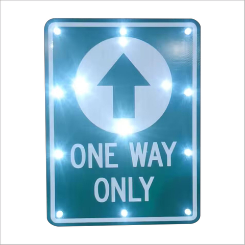 Solar Road Safety Sign