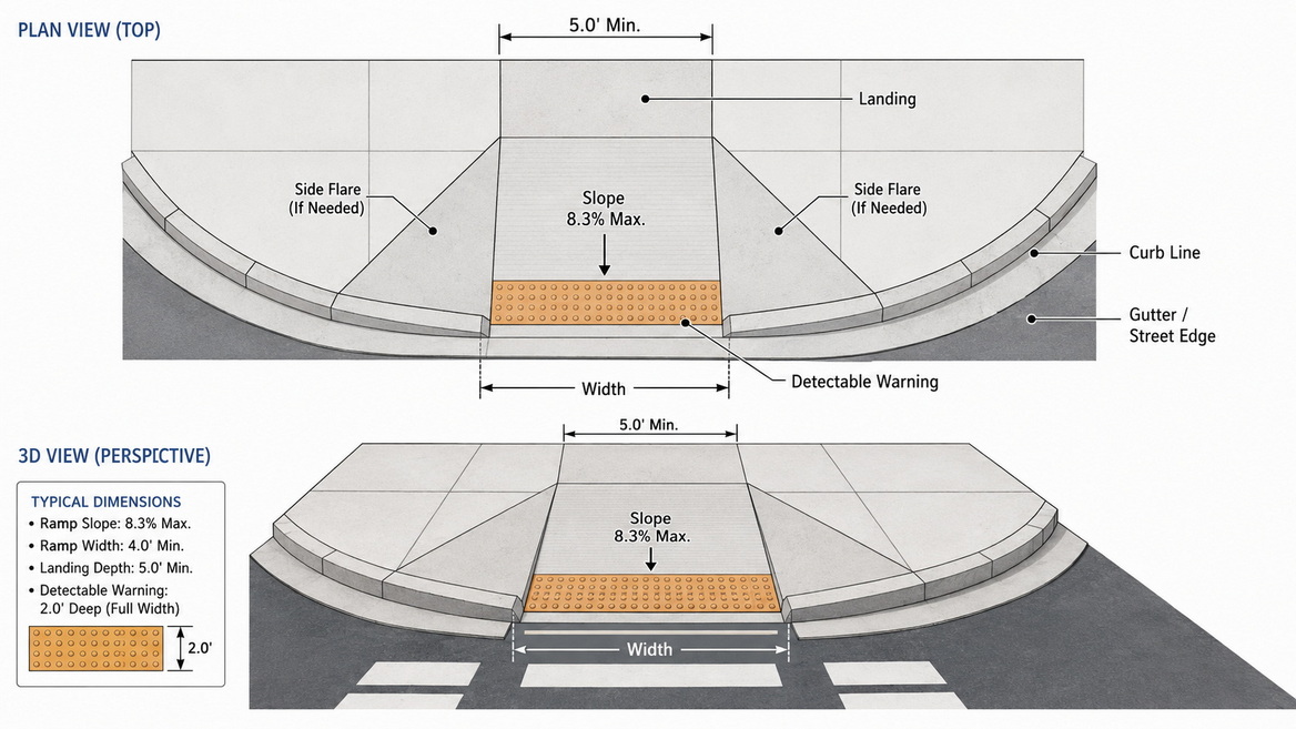 ADA Curb Ramp Standards