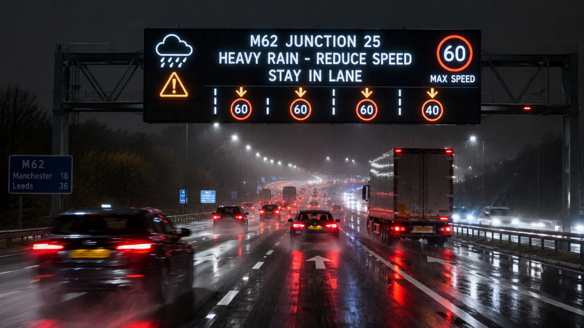 Back Lit Led Highway Traffic Sign